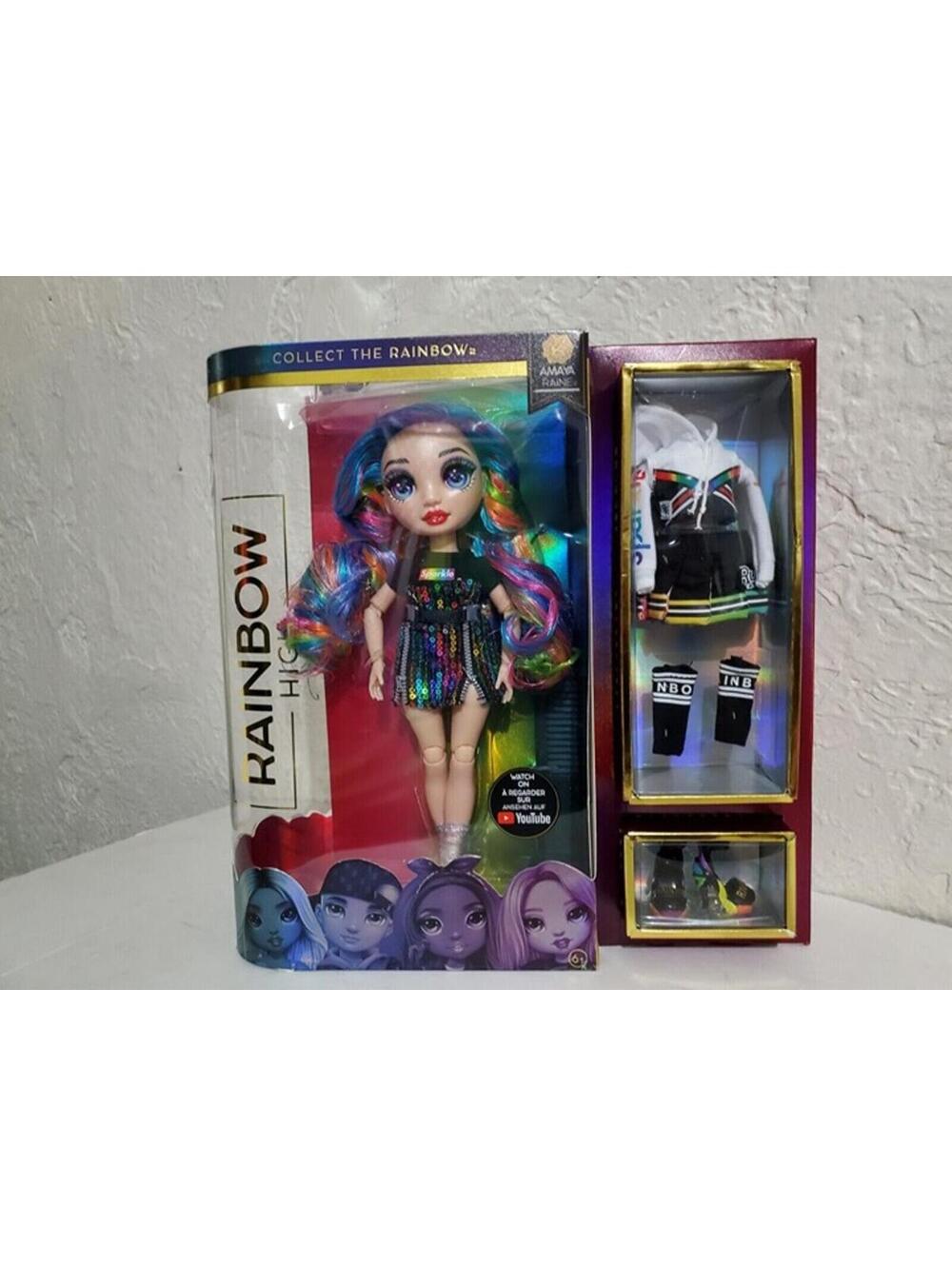 Dazzling Rainbow High Fashion Doll Explore the Amaya Raine Collection MGA Rare